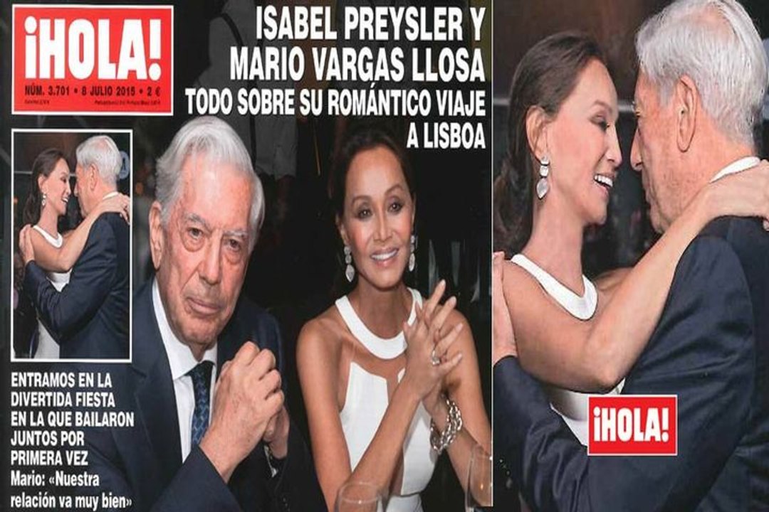 Románticas fotografías de Preysler y Vargas Llosa