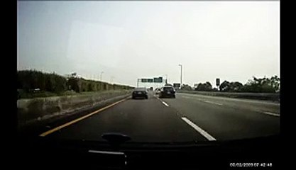 Accident impressionnant sur l