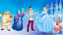 Disney princess Cinderella Kids Songs Nursery Rhymes | Daddy finger family cartoon song