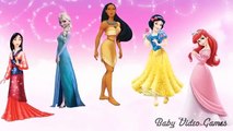 Disney Frozen Disney princess cartoon Kids Songs Nursery Rhymes Daddy Finger Family