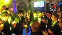 بشرة خير في زفاف أمير عزمي بحضور نجوم الرياضة