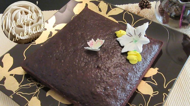 A Dense Rich Moist Fluffy Eggless Chocolate Cake (Easy & Quick Recipe)