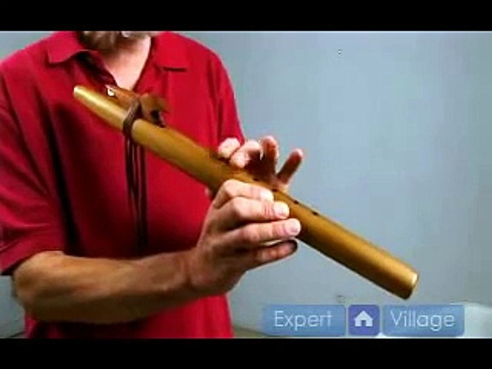 How to Play a Native American Flute : Positioning Your Fingers to Play a Scale on the Flute