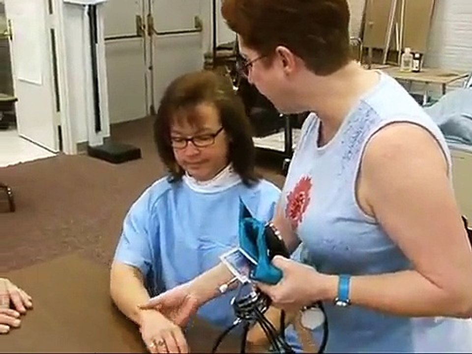 measuring blood pressure