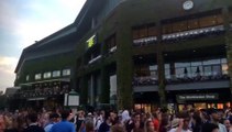 Thousands of Wimbledon spectators evacuated after fire on Centre Court