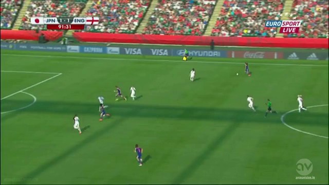 2-1 Laura Bassett Fantastic Own Goal | Japan vs England 01.07.2015
