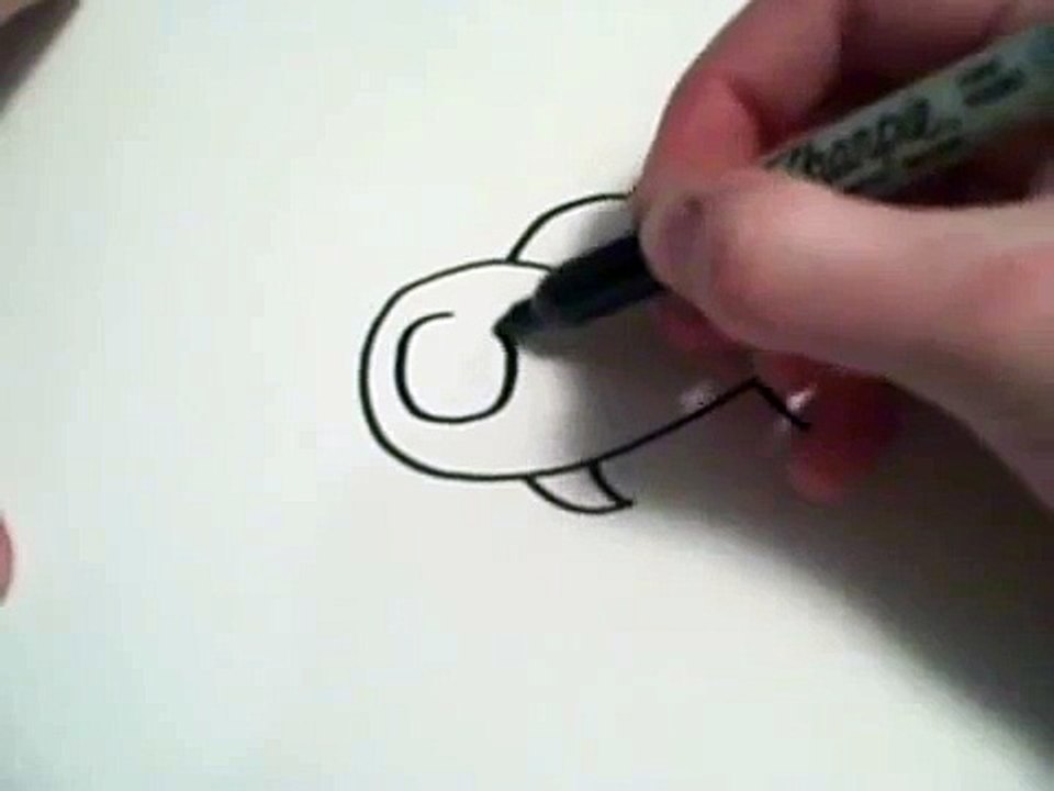 How to Draw a Cartoon Goldfish