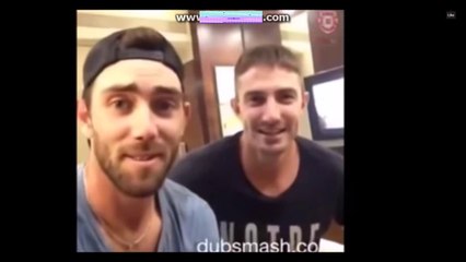 Cricketers' Dubsmash -  Maxwell-Ashwin-Yuvraj-Miller-Uthapa- Funny dubsmash