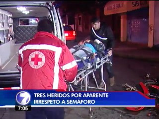 La madrugada de sábado deja un saldo de cinco accidentes de tránsito