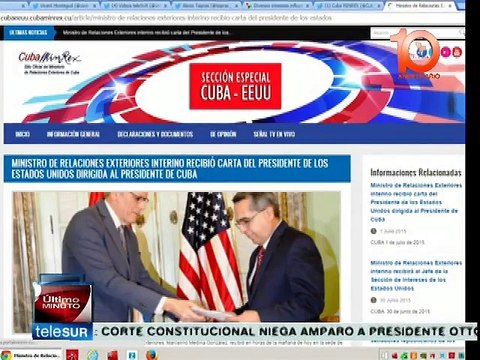 Cuba confirma el restablecimiento de relaciones diplomáticas con EE.UU