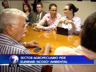 Sector agropecuario pide a Araya eliminar “acoso ambiental” que les bloquea