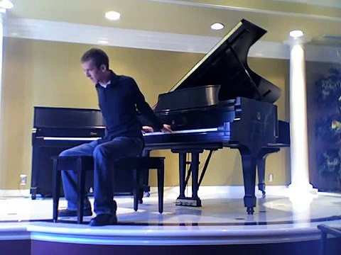 Scott Joplin - The Entertainer - Piano upside down and backwards