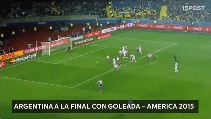 Argentina a la final con goleada - America 2015 - GOLES