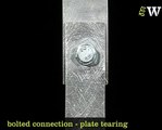 Bolted Steel Connection - Plate Tearing