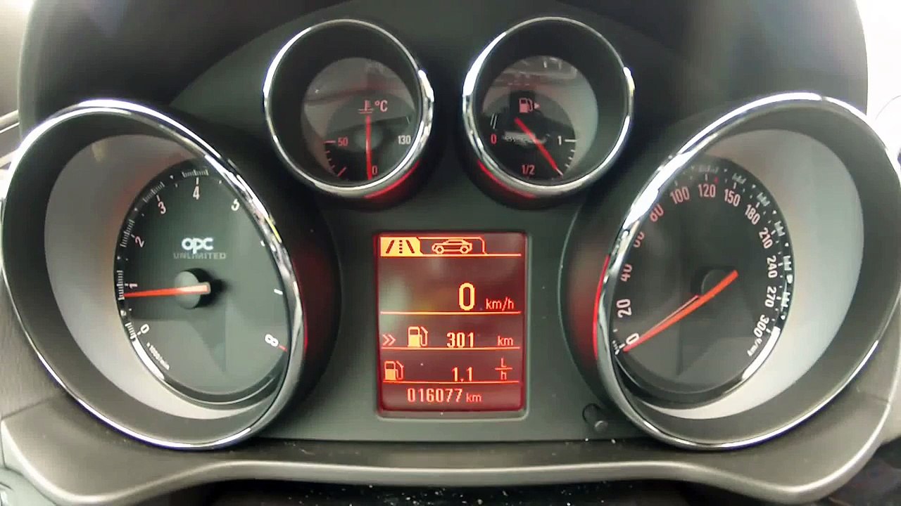 2012 Opel Insignia OPC Unlimited 325 PS Beschleunigung 0 - 270 km/h