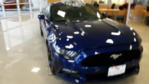 Video Walk Around Deep Impact Blue 2015 Ford Mustang Premium Shaker
