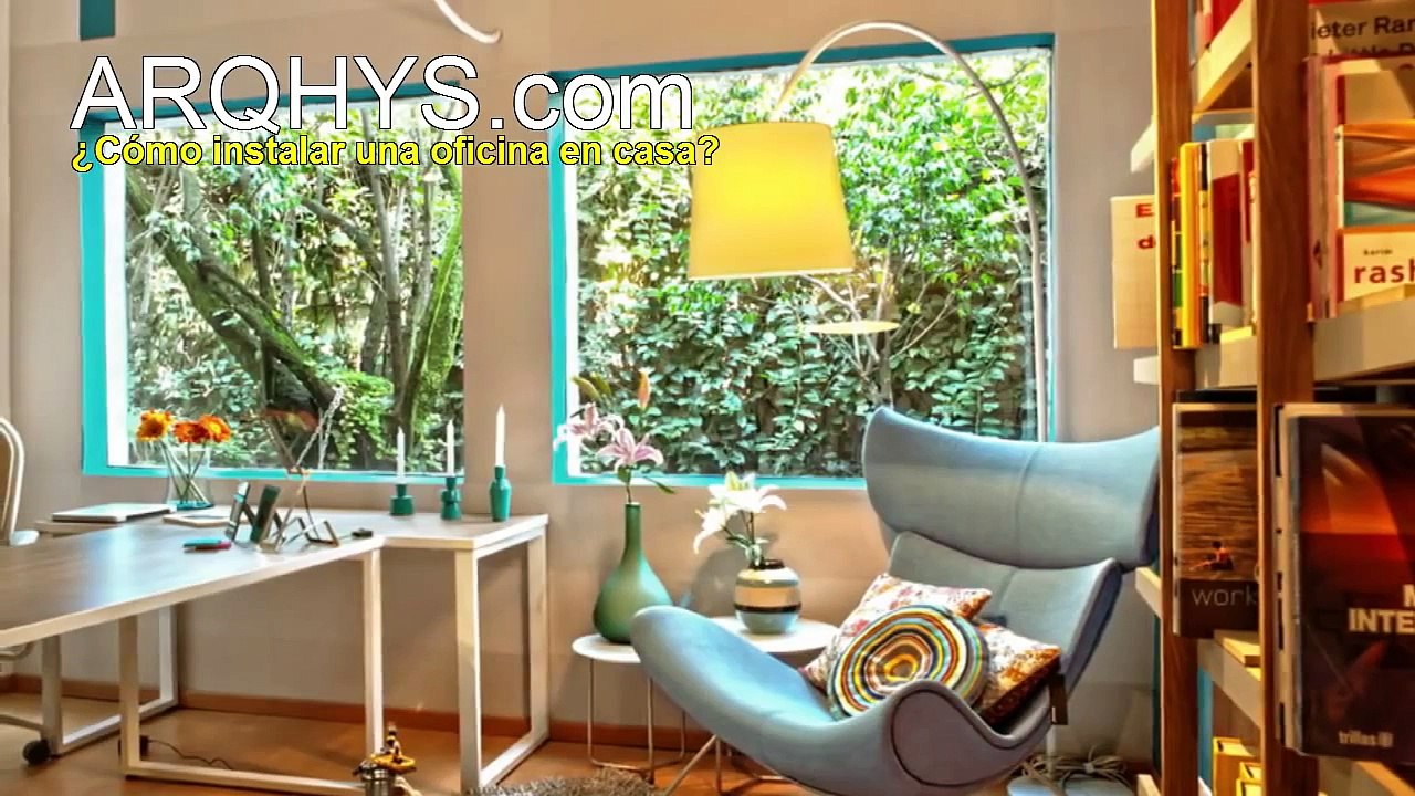 Ideas y consejos para instalar una oficina en casa: Decoración, iluminación, colores.
