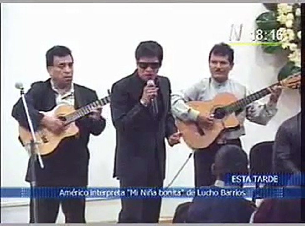 Américo en Lima canta para despedir a Lucho Barrios