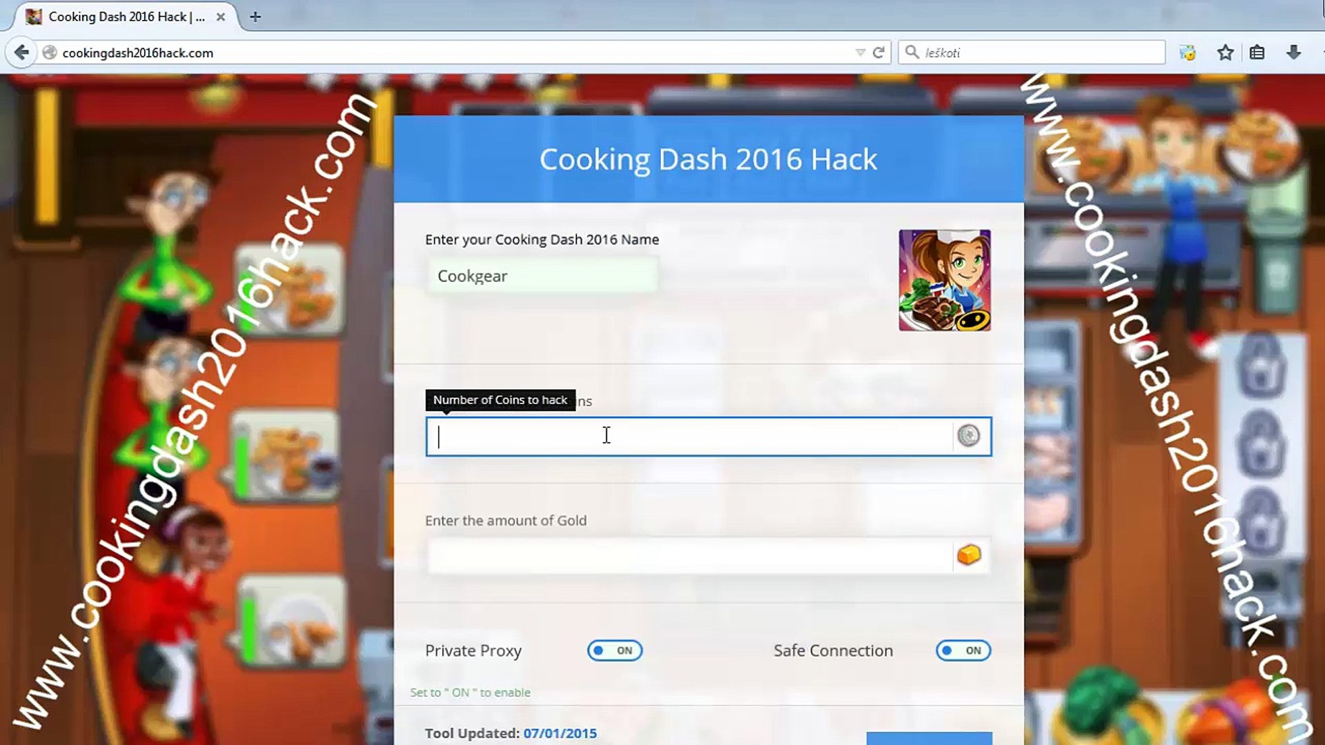 Cooking dash hack no survey no download 2016