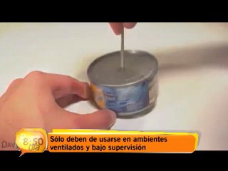 Objetos con los que pueden elaborar candelas