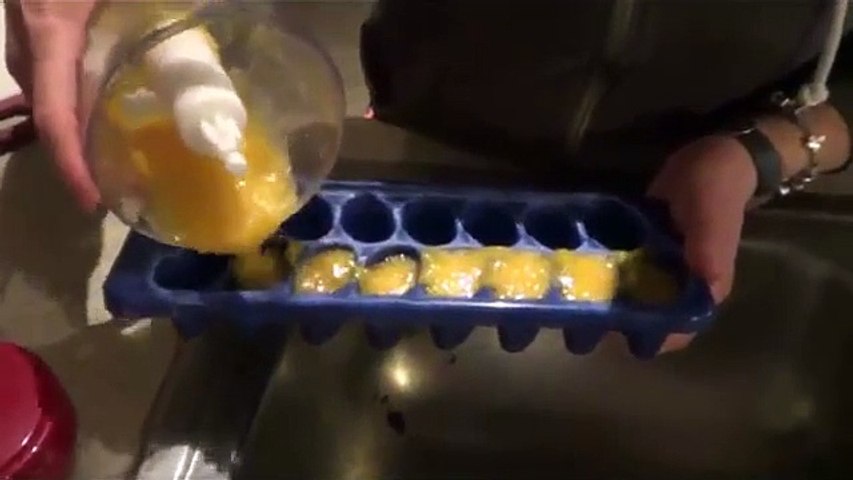 Baby Recipes- How To Make Peach Puree Baby Food
