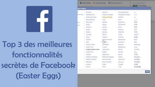 Top 3 des meilleures fonctionnalités secrètes de Facebook (Easter Eggs)