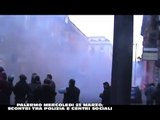 Palermo, scontri centri sociali-polizia