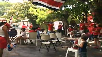 Familia de Cristian Gamboa armó la fiesta en Liberia