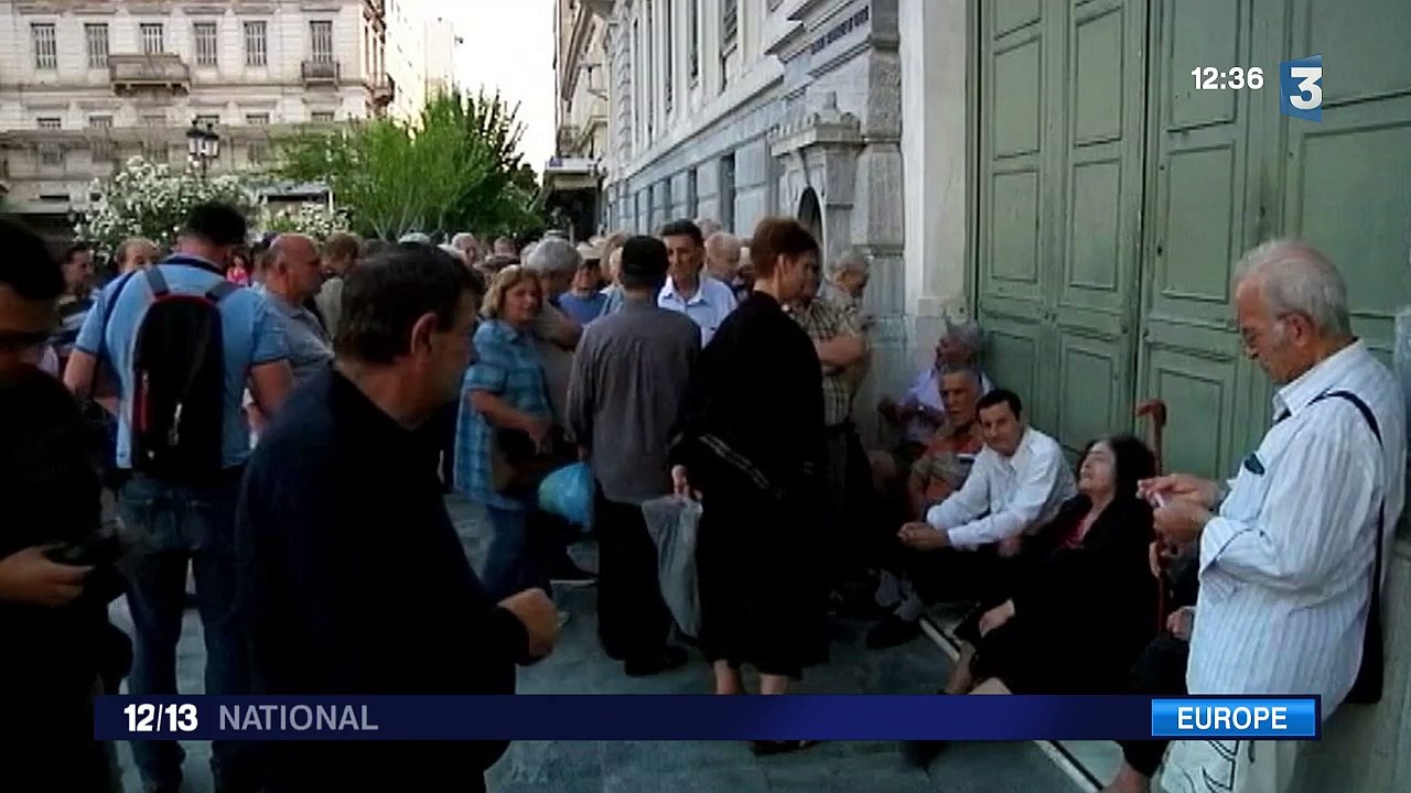 Crise en Grèce : les banques prises d'assaut