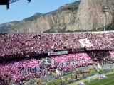 Palermo - Sampdoria, la coreografia dei tifosi RosaNero