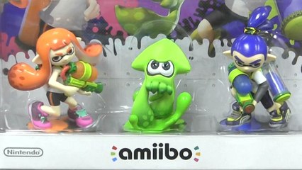 CGR Undertow - SPLATOON AMIIBO 3-PACK review for Nintendo Wii U