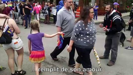 La réponse géniale d'une fillette de 7 ans face à un prédicateur homophobe