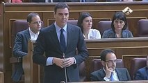 Sánchez a Rajoy: “Con su mensaje a Bárcenas de ‘Luis, sé fuerte’, usted lo clavó