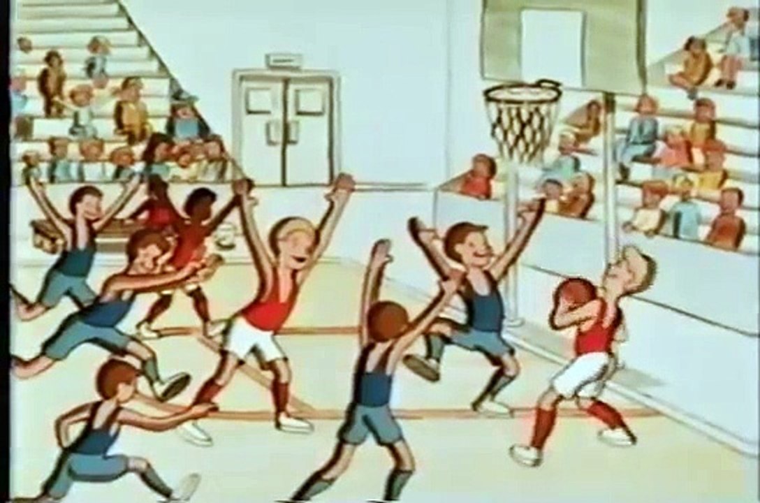 Curious George Plays Basketball (Old Cartoon 1980s)