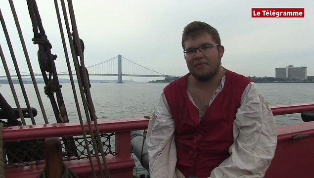 Hermione. Arrivée à New-York : Geoffrey, gabier à bord de L'Hermione