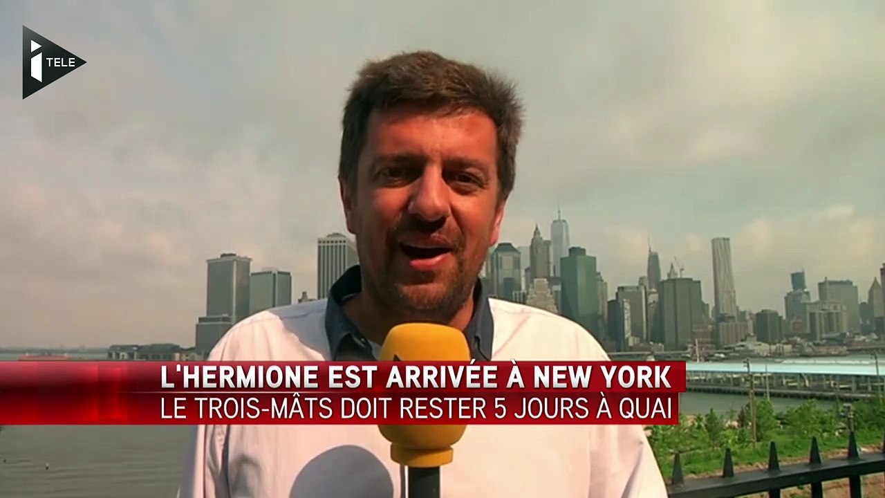 L'Hermione est arrivée à New-York