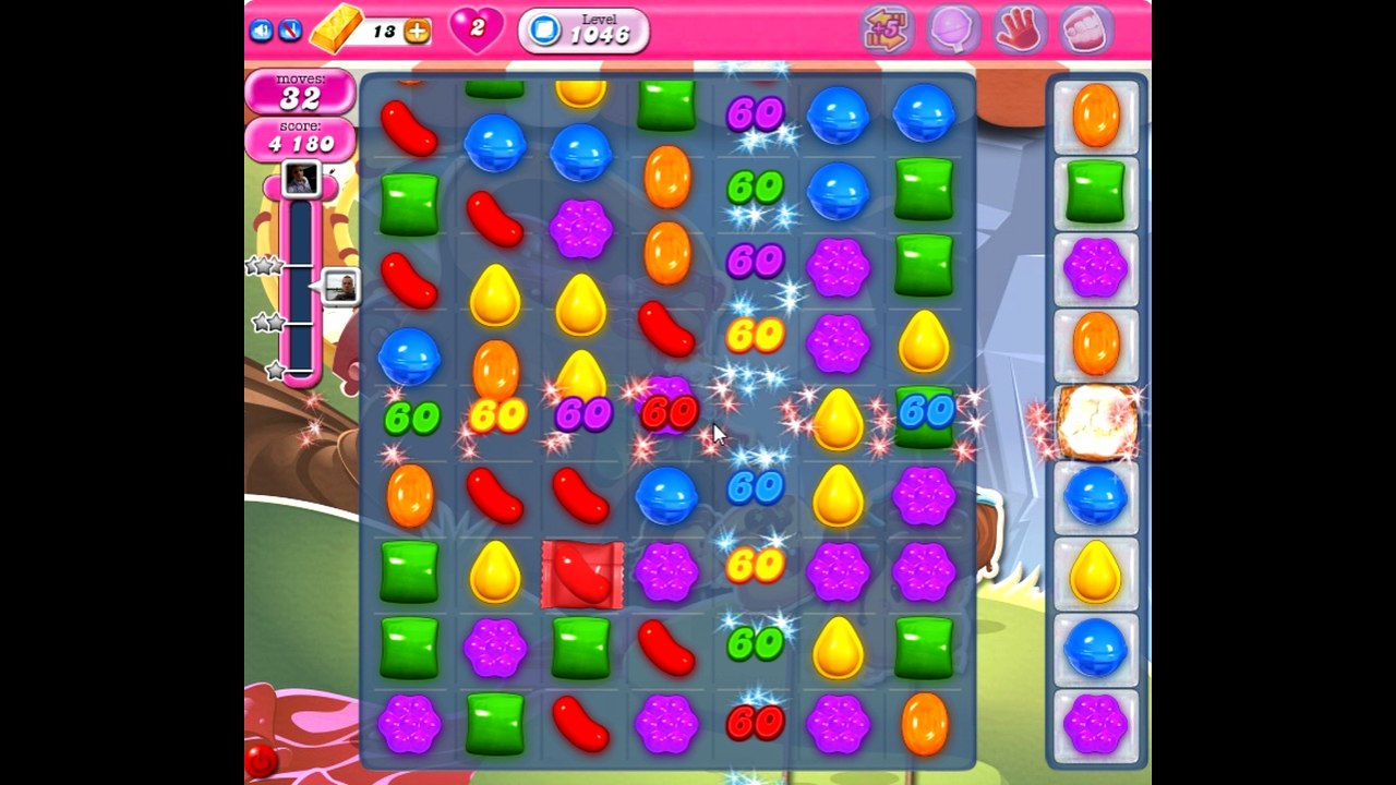 Candy Crush Saga level 1046