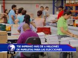 TSE imprimió más de 6 millones de papeletas para elecciones