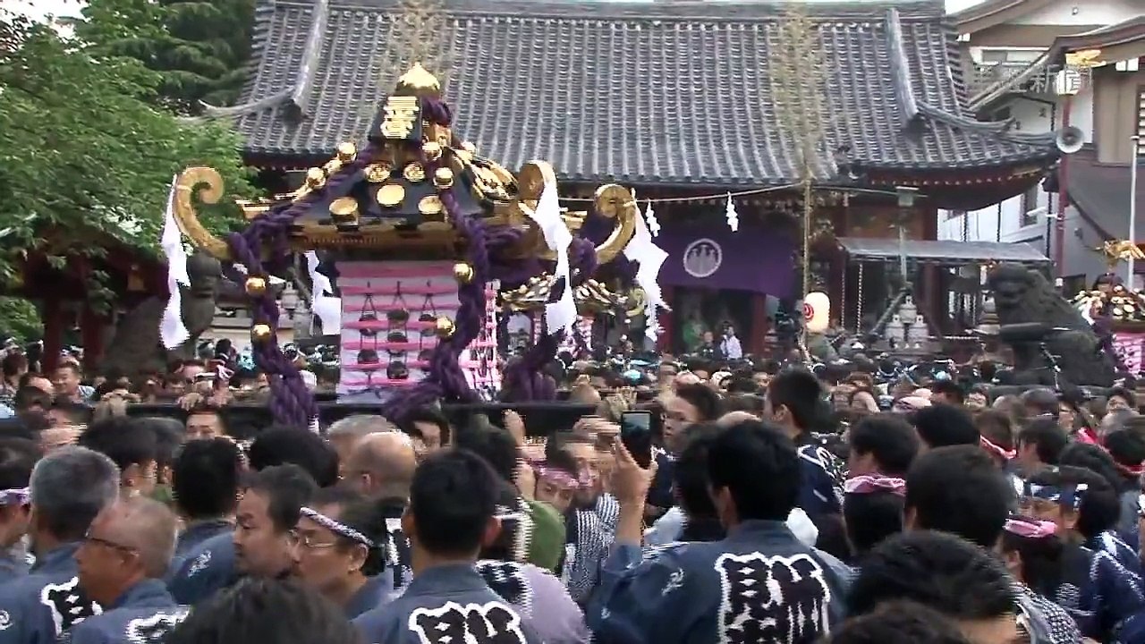 浅草・三社祭「宮出し」 平成27年度 浅草神社例大祭
