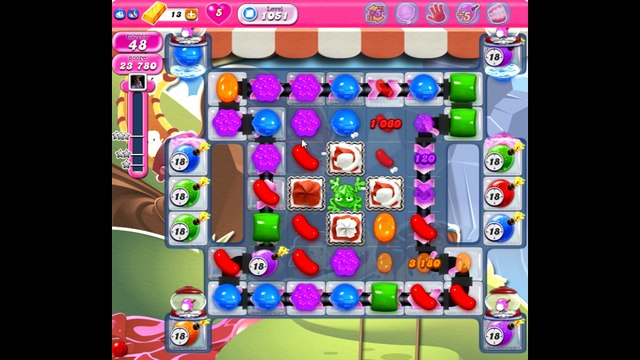 Candy Crush Saga level 1051