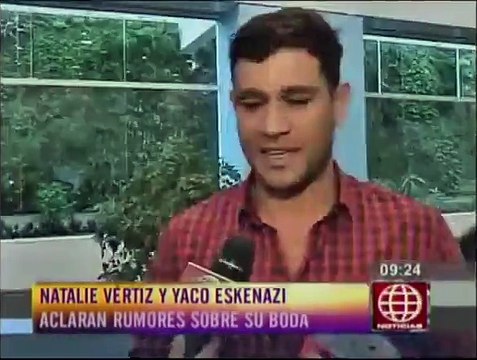 Natalie Vértiz y Yaco Eskenazi no están estresados por boda