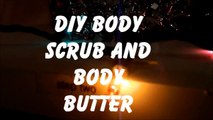 Holiday Diy Body butter and Body scrub