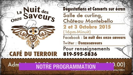 Notre programmation