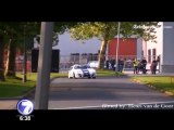 Video: Auto de rally perdió dos llantas al chocar durante competencia en Holanda