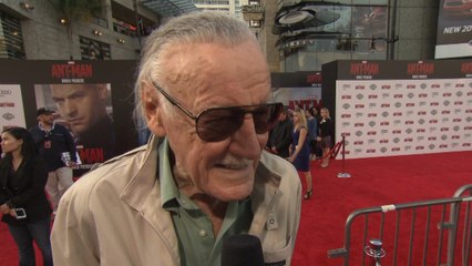 Stan Lee Talks About Creating 'Ant-Man' At Premiere