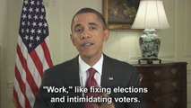Obama Thanks His Marxist Thugs, with subtitles!