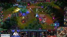 League of Legends World Championship 2014  Group A   Samsung White vs AHQ E Sports Club  Highlights