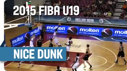 USA's Aggressive D Translates Into Nice Dunk- 2015 FIBA U19 World Championship