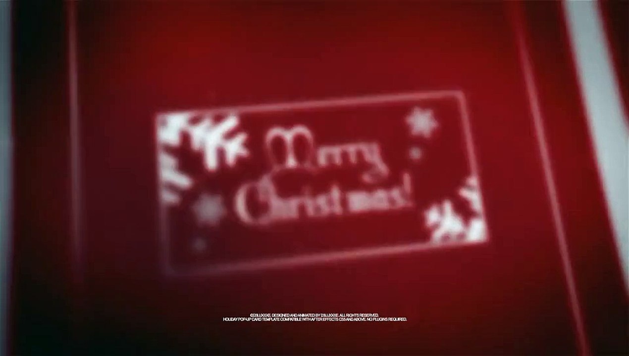 After Effects Project Files - Holiday Pop Up Card - VideoHive 9693379