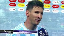Argentina Vs Paraguay Lionel Messi Post Match Interview Copa America 2015 (translated to English)